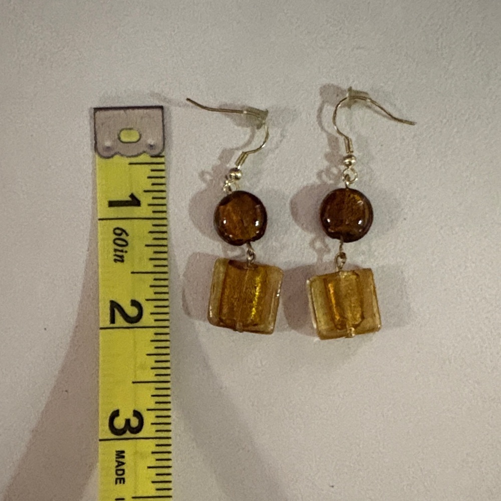 Gold and Brown Jewelry Set - Picture 5 of 6